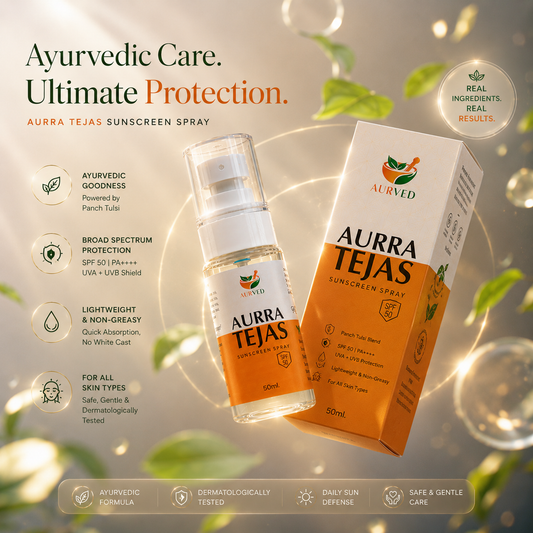 Aurra Tejas – Ayurvedic Skin Radiance & Glow Supplement for Luminous Skin