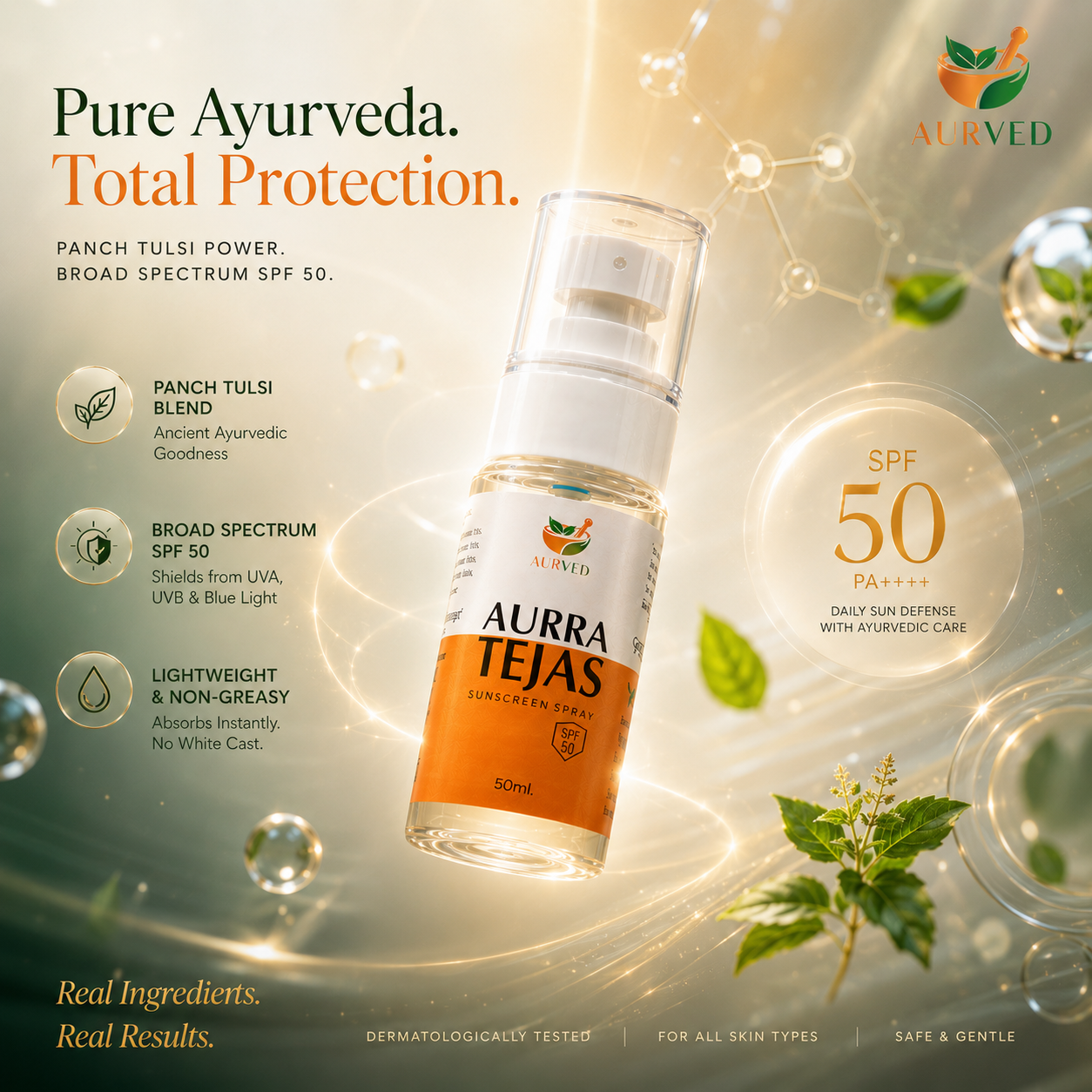 Aurra Tejas – Ayurvedic Skin Radiance & Glow Supplement for Luminous Skin