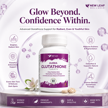 Glutathione Skin Whitening & Antioxidant Capsules – Brighten, Detox & Glow Naturally