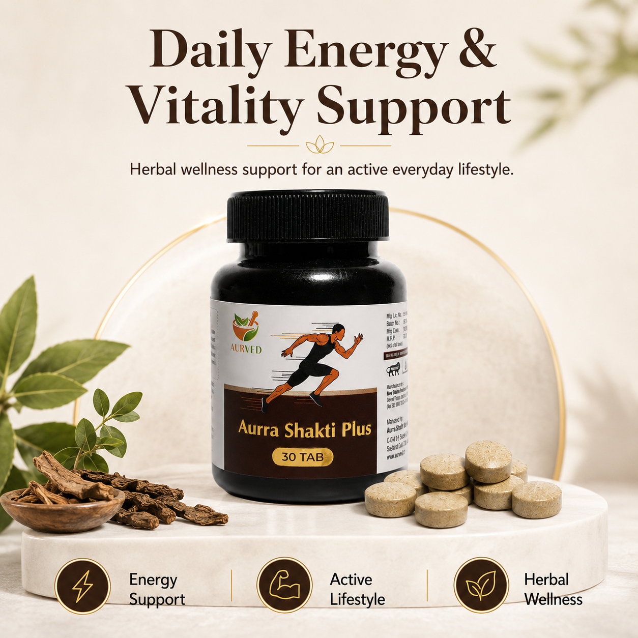 Shakti Plus – Ayurvedic Energy & Vitality Supplement