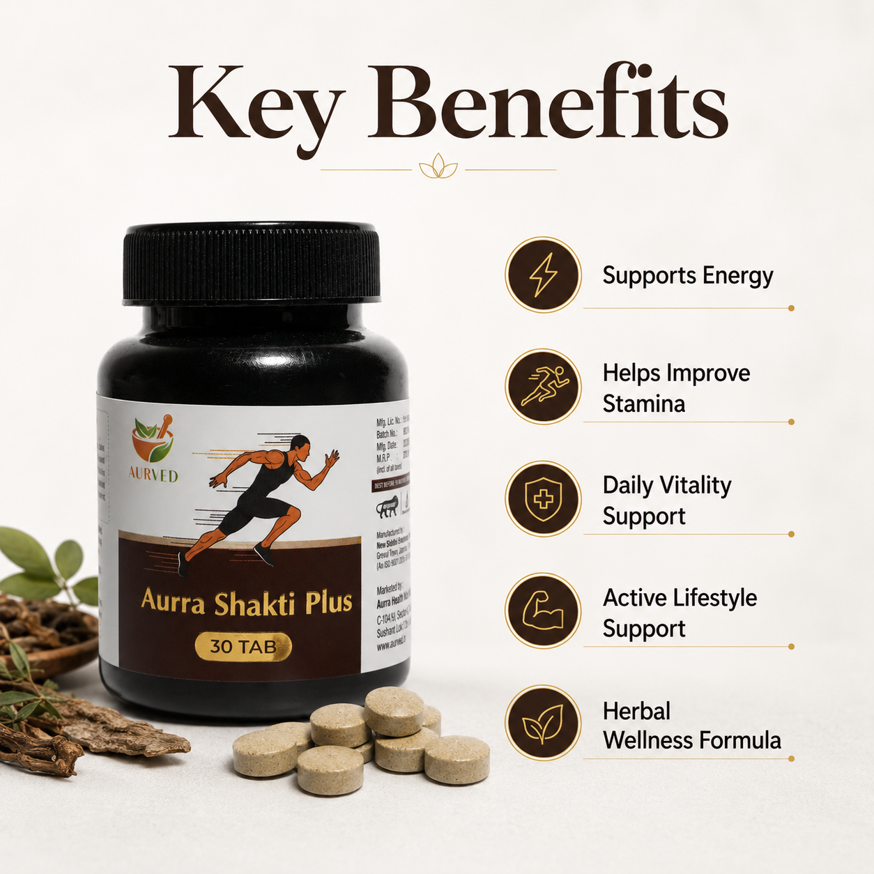 Shakti Plus – Ayurvedic Energy & Vitality Supplement