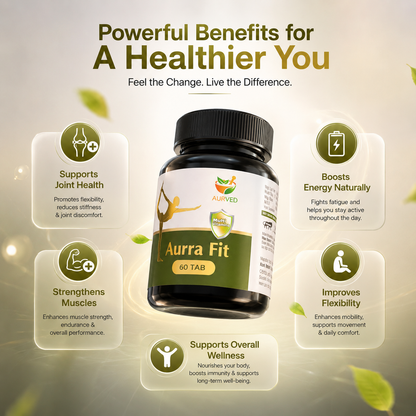 AURVED AurShield Ayurvedic Immunity Booster | Strengthens Natural Defence | Rich in Antioxidants & Adaptogens | 100% Natural Herbal Formula