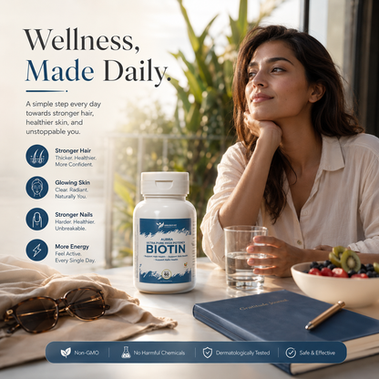 Biotin Supplement – Hair, Skin & Nail Growth Support