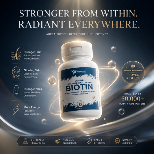 Biotin Supplement – Hair, Skin & Nail Growth Support