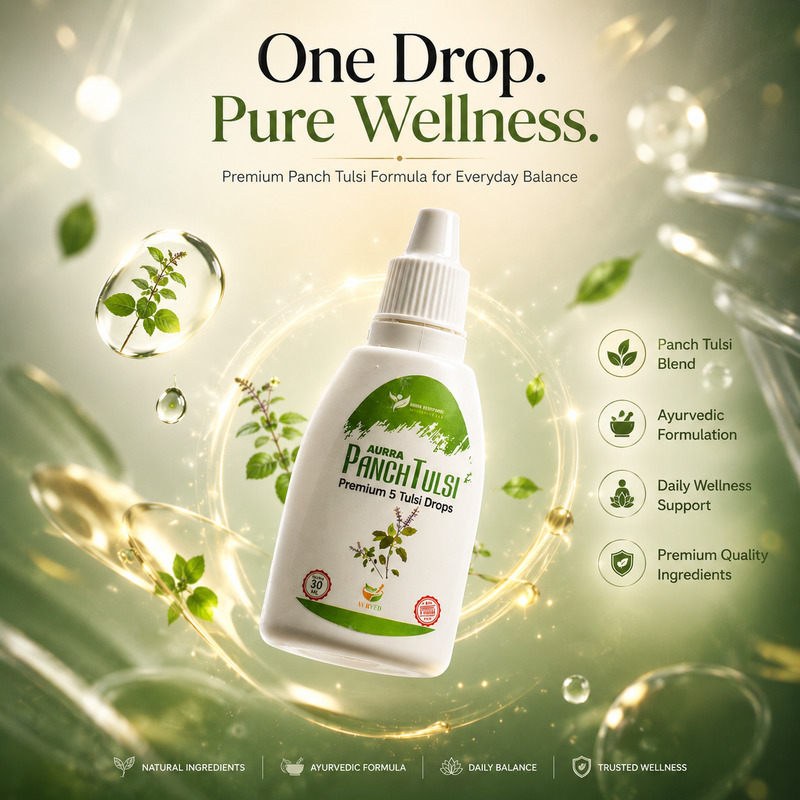 Panch Tulsi Drops – 5-in-1 Holy Basil Immunity Booster